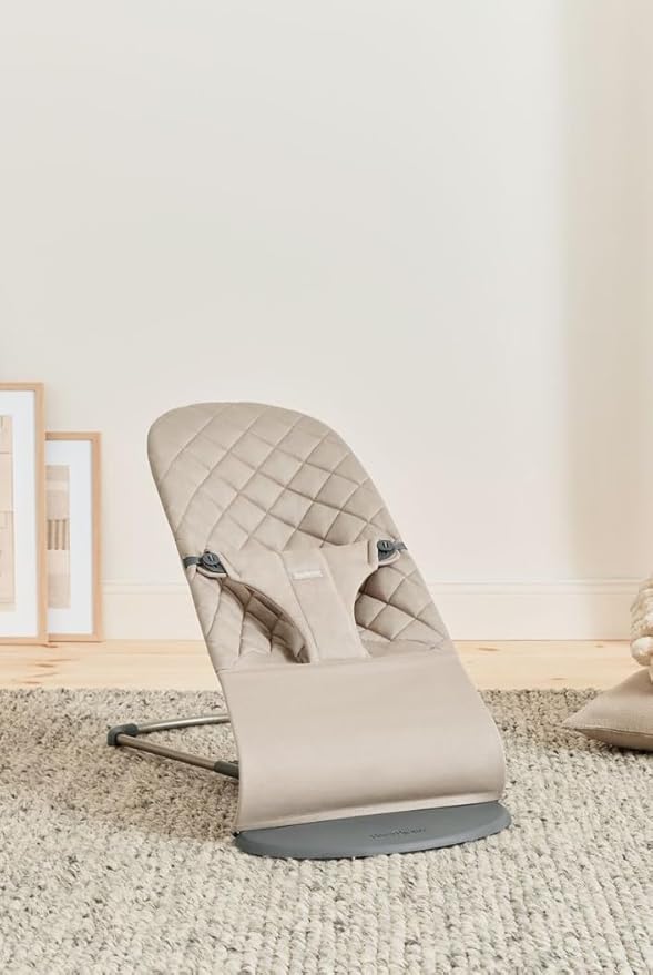 BabyBjörn Hamaca Bliss, Tejido, Acolchado clásico, Arena