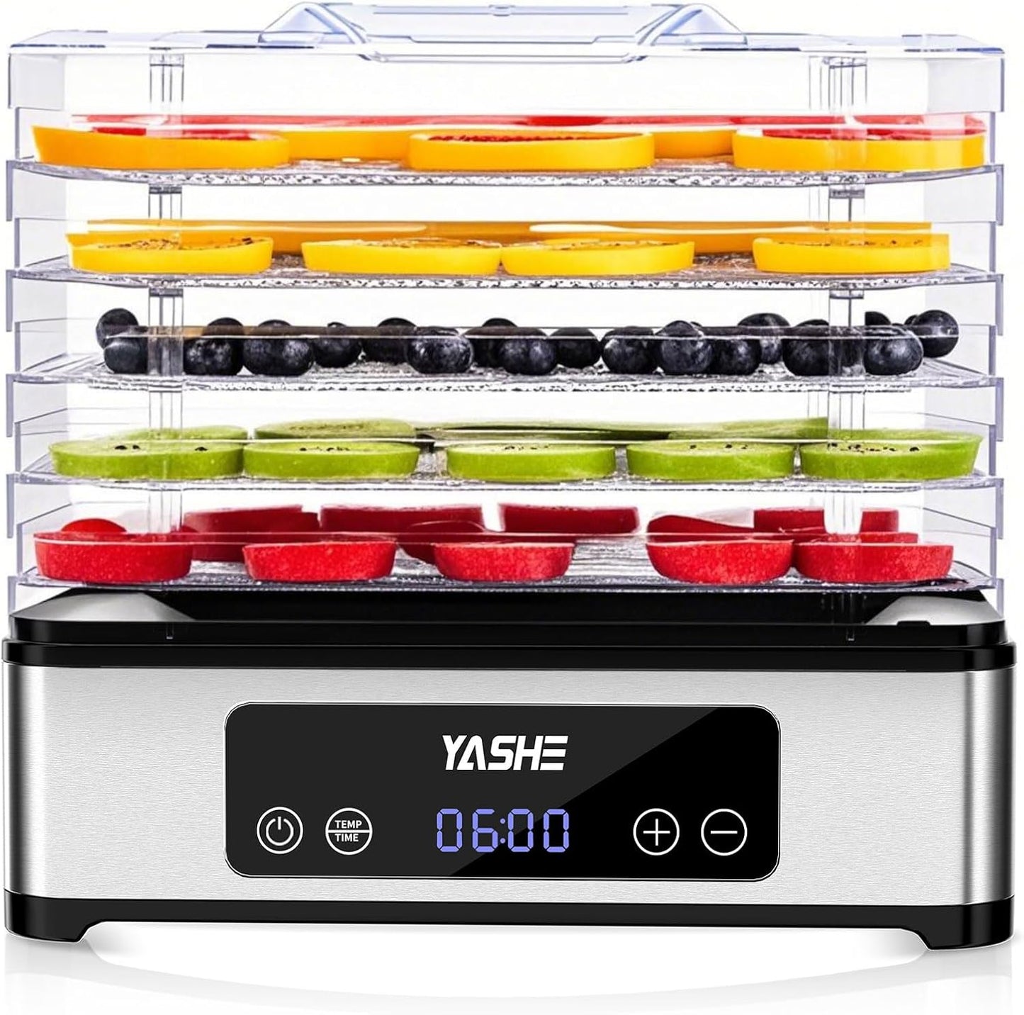 YASHE Deshidratador de Alimentos de Acero Inoxidable