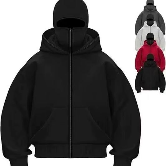 Sudadera Unisex de Invierno con Doble Capucha | Estilo Y2K Urbano
