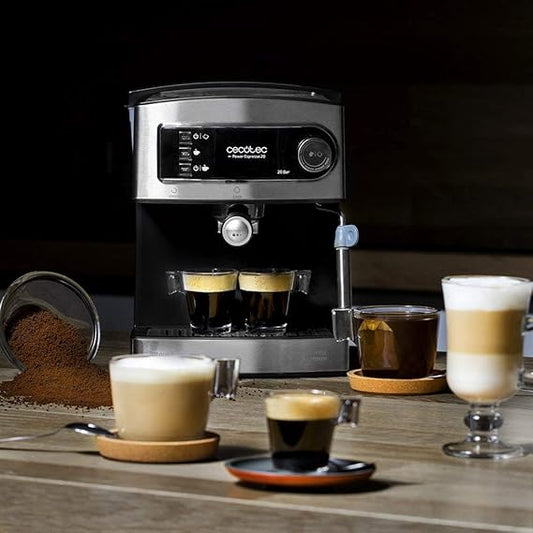 Cecotec Cafetera Express Manual Power Espresso 20.