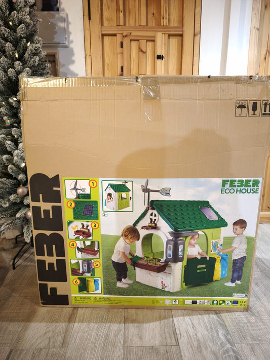 Casita de Jardín Educativa con Juegos Ecológicos