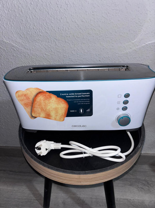 Cecotec Tostadora de 1 Ranura Larga Toast&Taste Extra W
