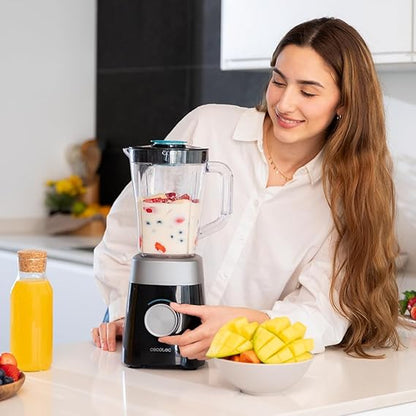 Cecotec Batidora de Vaso Power Black Titanium 1300Max B