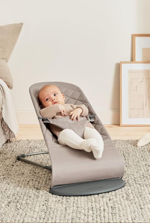 BabyBjörn Hamaca Bliss, Tejido, Acolchado clásico, Arena