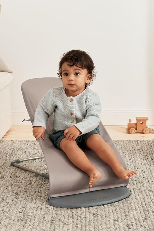 BabyBjörn Hamaca Bliss, Tejido, Acolchado clásico, Arena