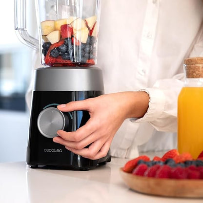 Cecotec Batidora de Vaso Power Black Titanium 1300Max B