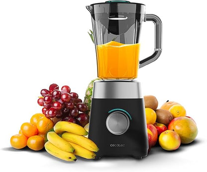 Cecotec Batidora de Vaso Power Black Titanium 1300Max B