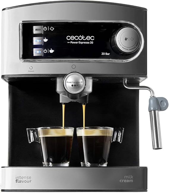 Cecotec Cafetera Express Manual Power Espresso 20.