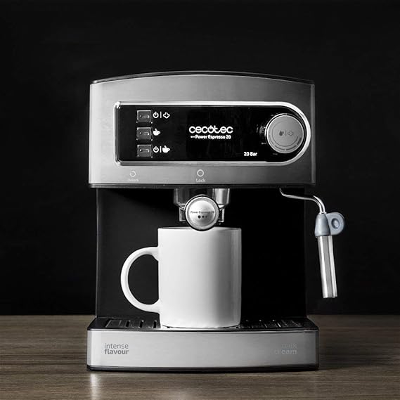 Cecotec Cafetera Express Manual Power Espresso 20.
